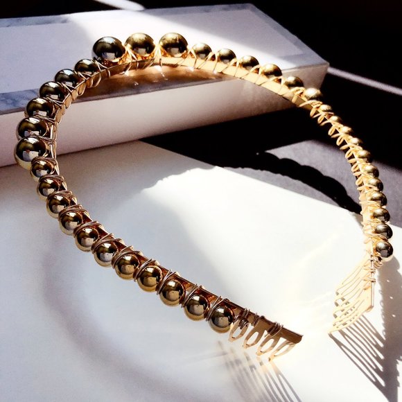 NEW Gold Balls Hairband - Picture 3 of 3